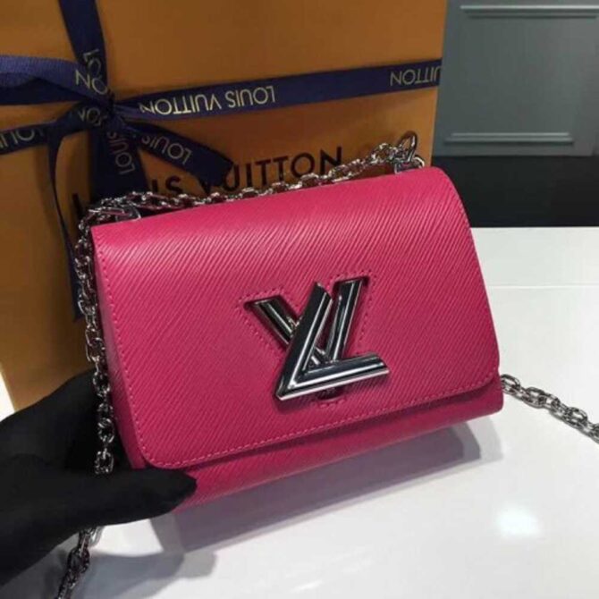 Louis Vuitton Replica Twist PM Bag in Epi Leather M50332 Hot Pink 2018