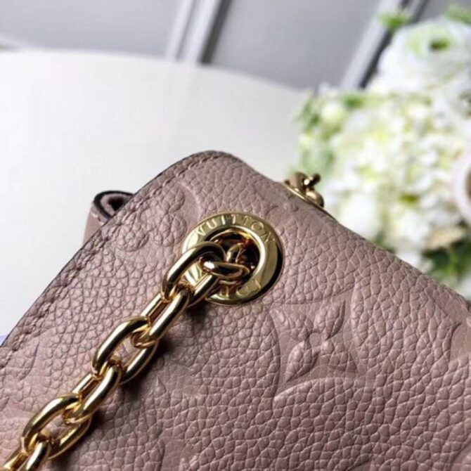 Louis Vuitton Replica Vavin PM Shoulder Bag in Monogram Empreinte Leather M43931 Beige 2018