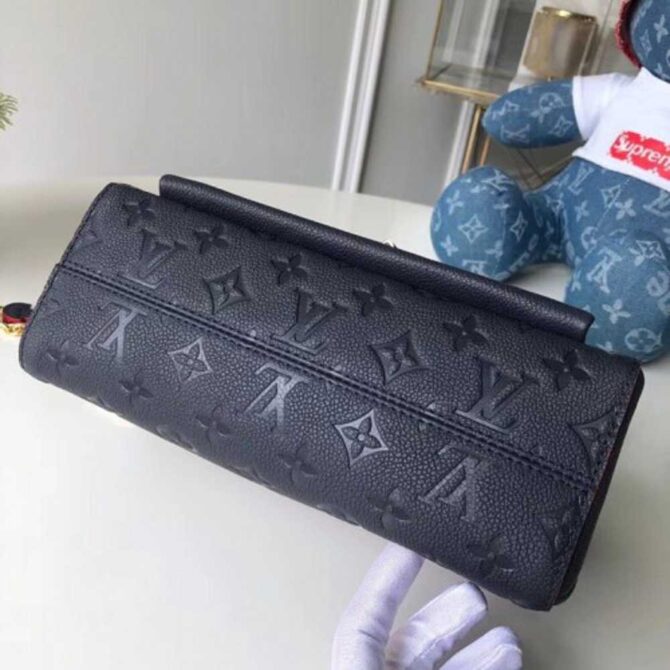 Louis Vuitton Replica Vavin PM Shoulder Bag in Monogram Empreinte Leather M52271 Navy Blue 2018