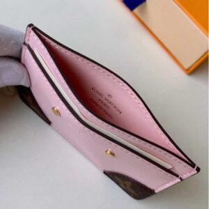 Louis Vuitton Replica Vernis Miroir Patent Leather Venice Card Holder M63855 Pink 2019