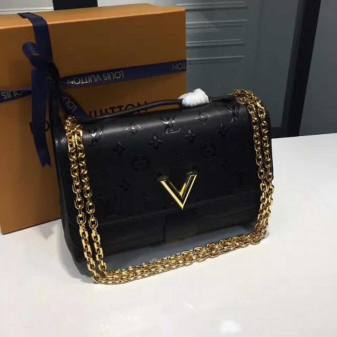 Louis Vuitton Replica Very Chain Bag M42899 Black 2017(75806)