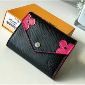 Louis Vuitton Replica Victorine Wallet in Epi leather M62980 Black