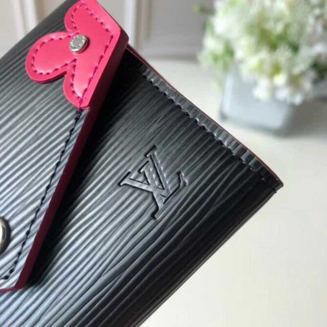 Louis Vuitton Replica Victorine Wallet in Epi leather M62980 Black