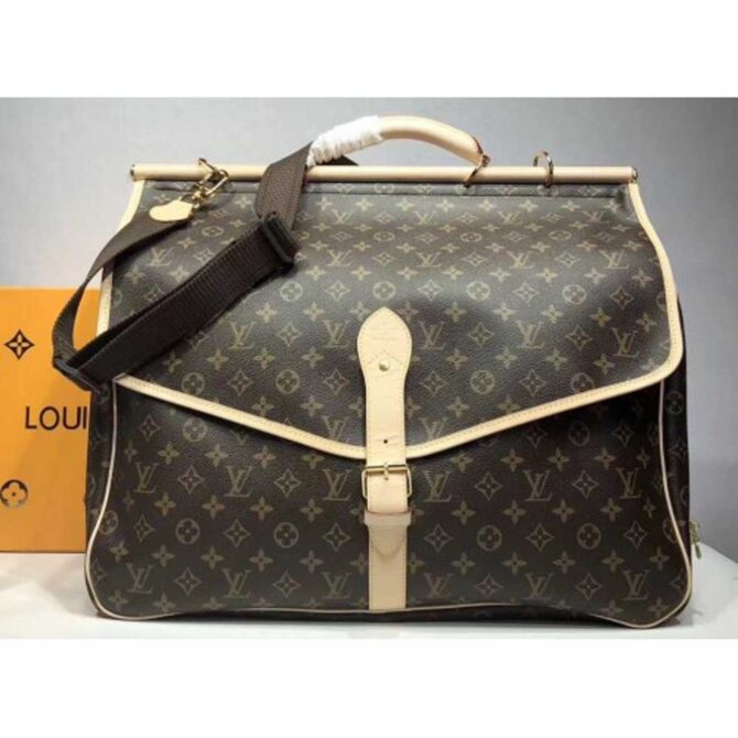Louis Vuitton Replica Vintage Monogram Canvas Sac Chasse Hunting Travel Bag M41140