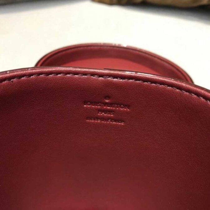 Louis Vuitton Replica Vintage Monogram Vernis Mini Container Bag Burgundy 2019
