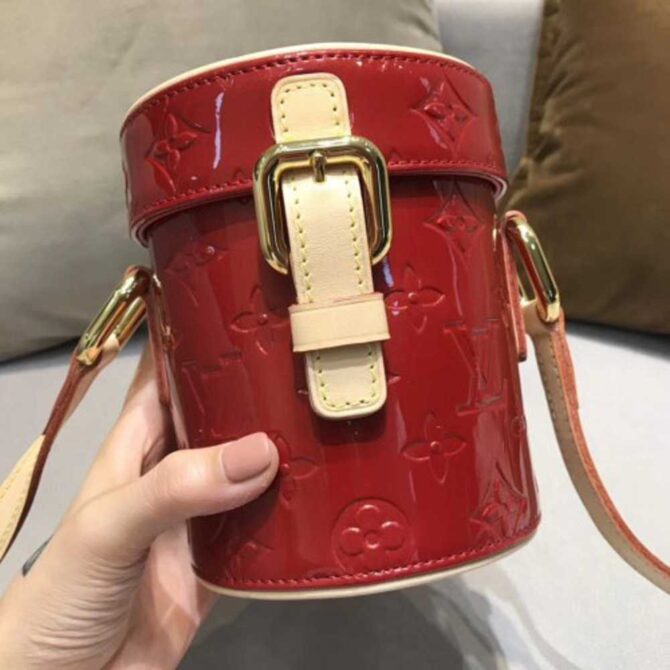 Louis Vuitton Replica Vintage Monogram Vernis Mini Container Bag Red 2019