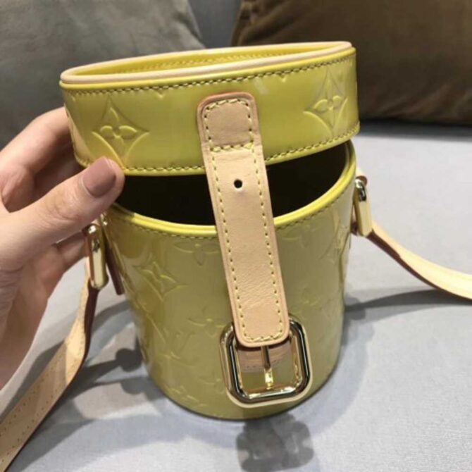 Louis Vuitton Replica Vintage Monogram Vernis Mini Container Bag Yellow 2019