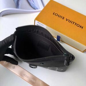 Louis Vuitton Replica Vivienne Mascot Monogram Eclipse Canvas Pochette Apollo PM Bag M62897 2018