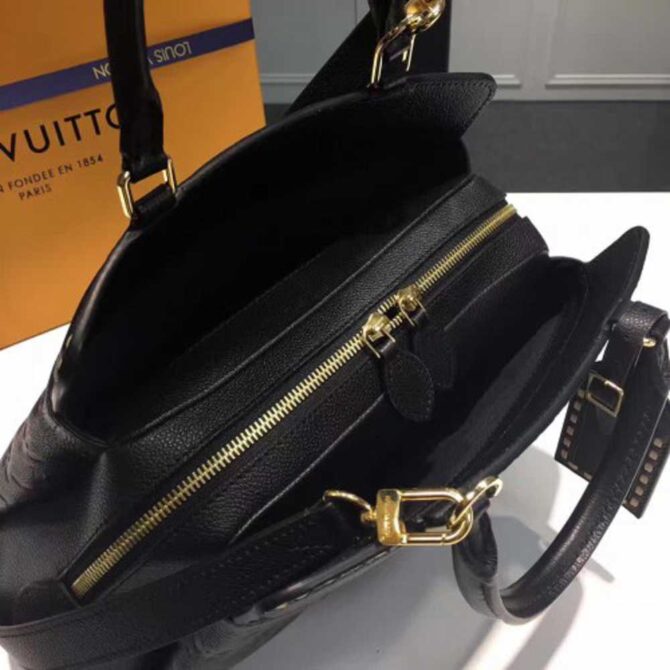 Louis Vuitton Replica Vosges Monogram Empreinte Leather Medium handbag M41491 Black(kd-732803)