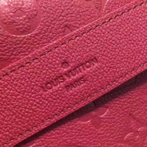 Louis Vuitton Replica Vosges Monogram Empreinte Leather Medium handbag M43249 Burgundy(kd-732802)