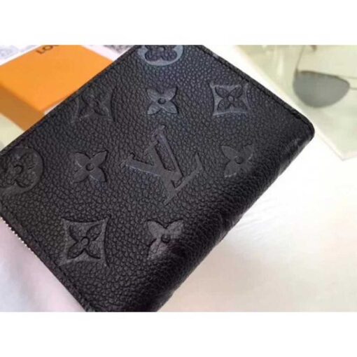 Louis Vuitton Replica Zippy Coin Purse in Monogram Empreinte Leather M60574 Black