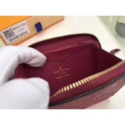 Louis Vuitton Replica Zippy Coin Purse in Monogram Empreinte Leather M60740 Burgundy