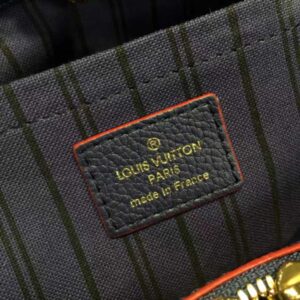 Louis Vuitton Replica monogram empreinte leather PONT-NEUF bag Black(KD-730101)