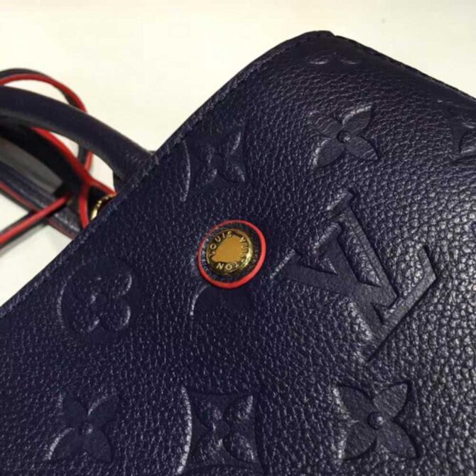 Louis Vuitton Replica monogram empreinte leather PONT-NEUF bag Black(KD-730101)