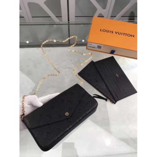 Louis Vuitton Replica pochette felicie monogram empreinte M64064 Noir(GS-741901)