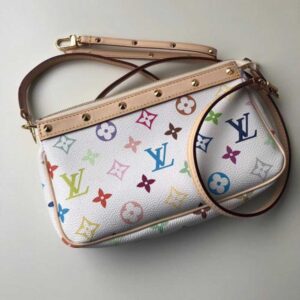 Louis Vuitton Replica vintage multicolor monogram mini bag M92649 WHITE